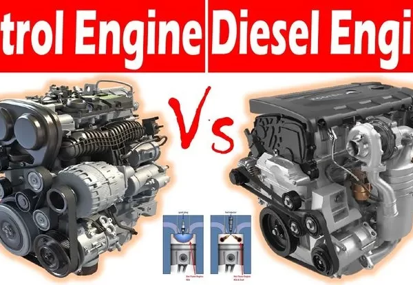 Difference between a petrol and diesel engine