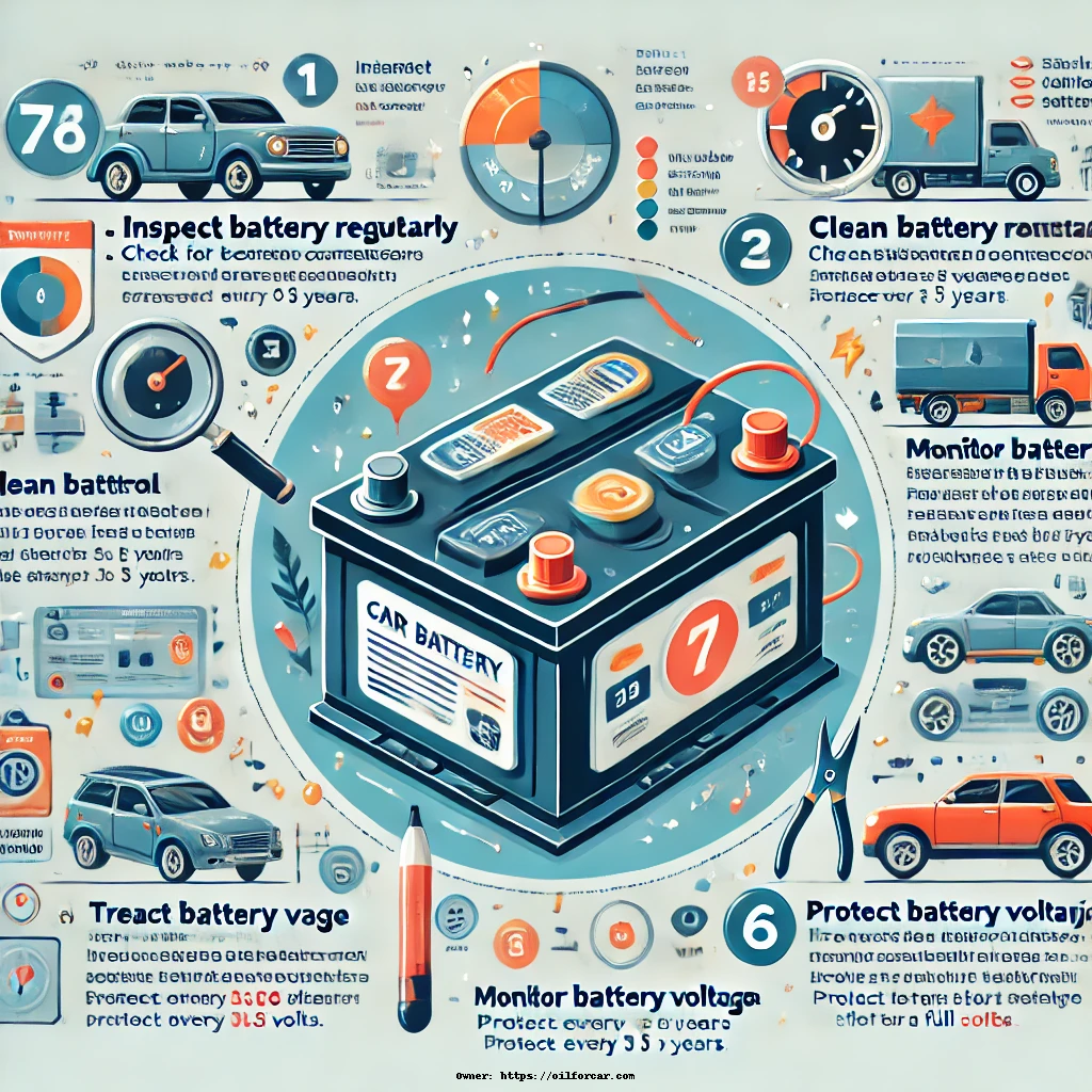 A well-maintained car battery.